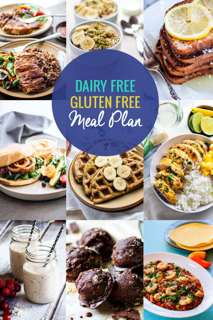 Healthy Gluten Free Dinners
 Healthy Dairy Free Gluten Free Meal Plan Recipes