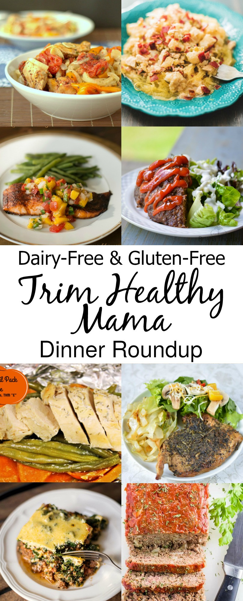Healthy Gluten Free Dinners
 Dairy Free and Gluten Free Trim Healthy Mama Dinners