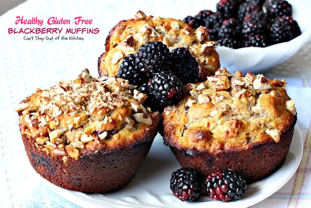 Healthy Gluten Free Muffin Recipes
 Healthy Gluten Free Blackberry Muffins Can t Stay Out of