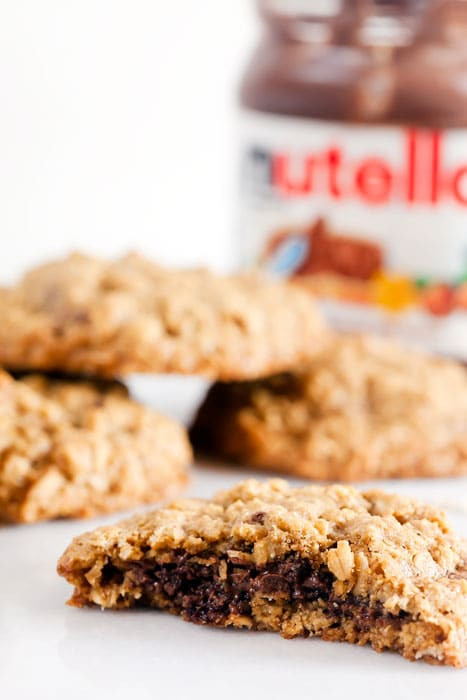 Healthy Gluten Free Oatmeal Cookies
 Nutella Stuffed Oatmeal Cookies Gluten Free