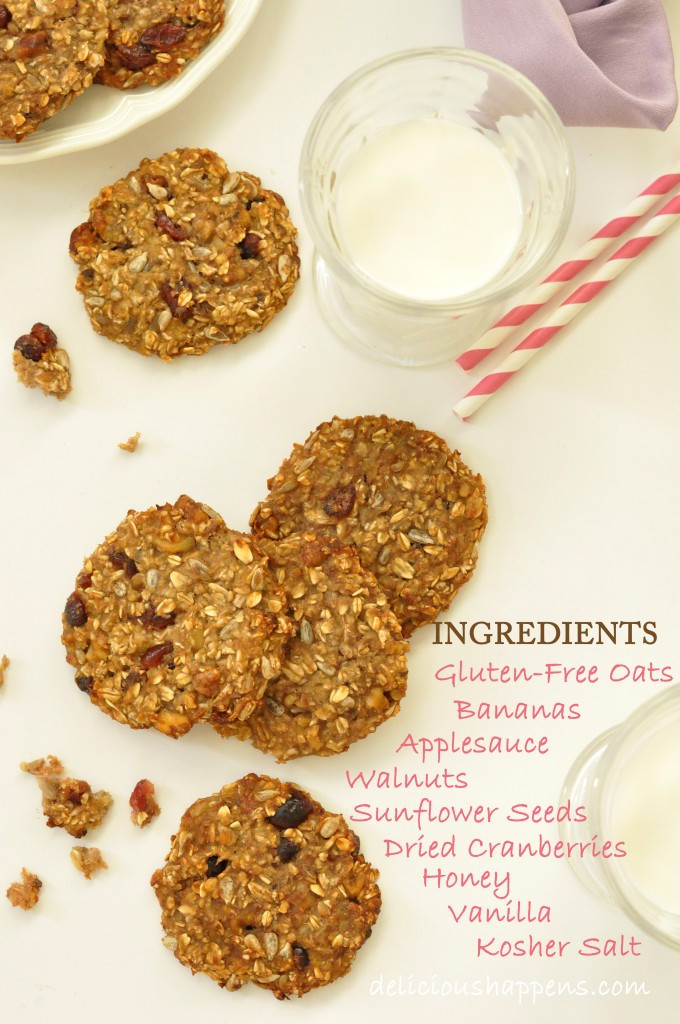 Healthy Gluten Free Oatmeal Cookies
 Gluten Free Oatmeal Cookies