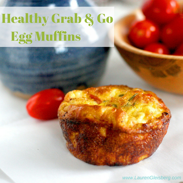 Healthy Grab And Go Lunches
 HEALTHY GRAB & GO EGG MUFFIN RECIPE Lauren Gleisberg