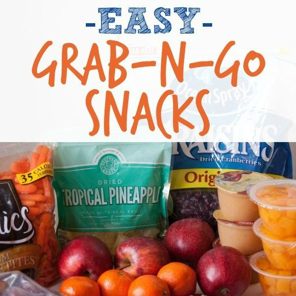 Healthy Grab And Go Snacks
 Easy Grab and GO Snacks