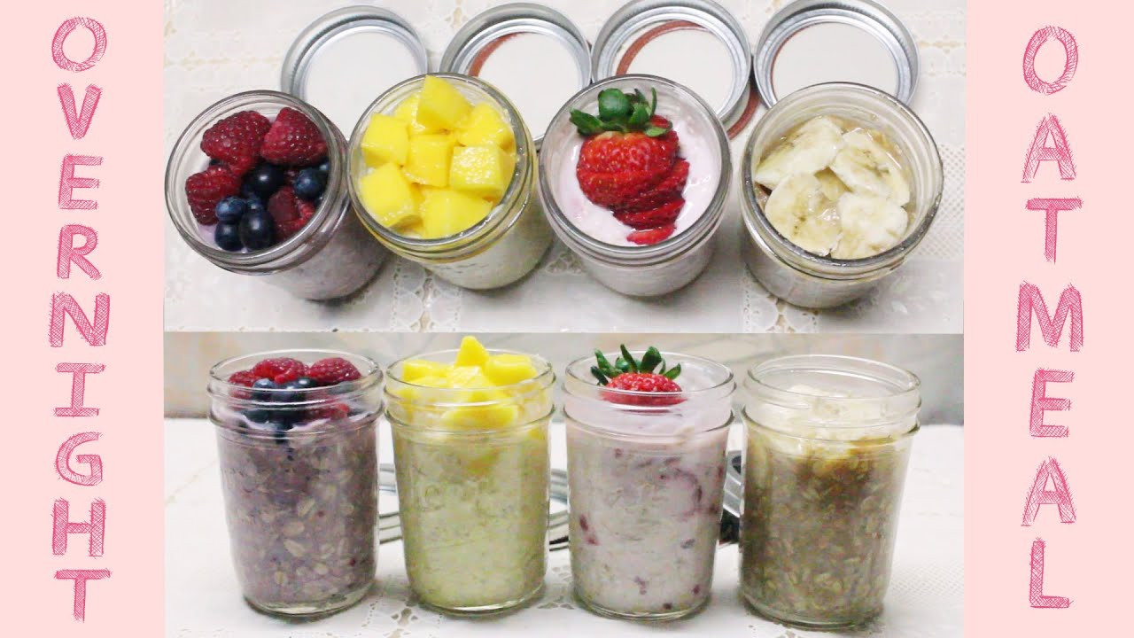 Healthy Grab And Go Snacks
 Healthy Grab n Go Snacks No Cook Overnight Oatmeal