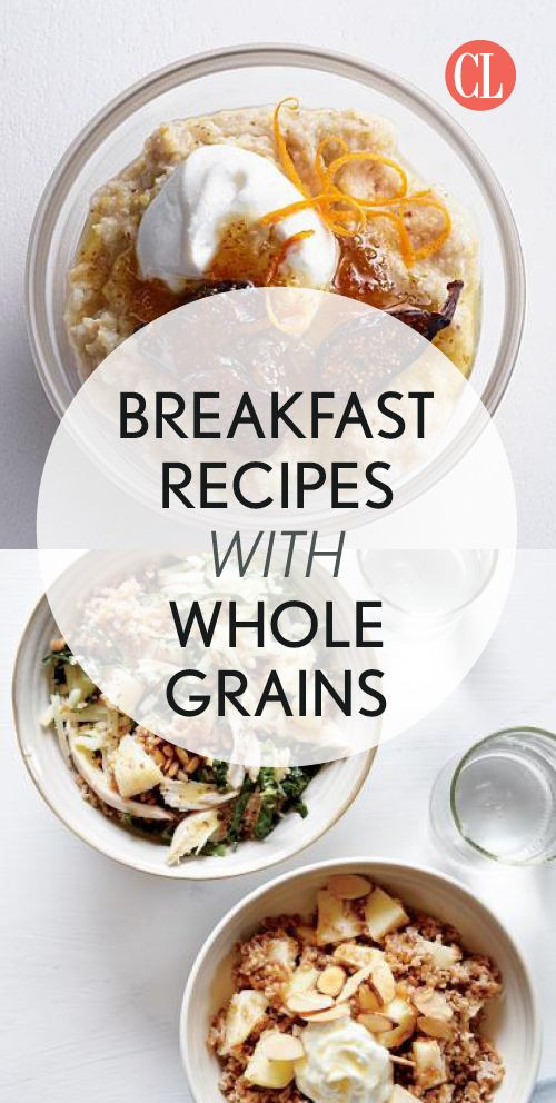 Healthy Grains For Breakfast
 14 best Whole Grains images on Pinterest
