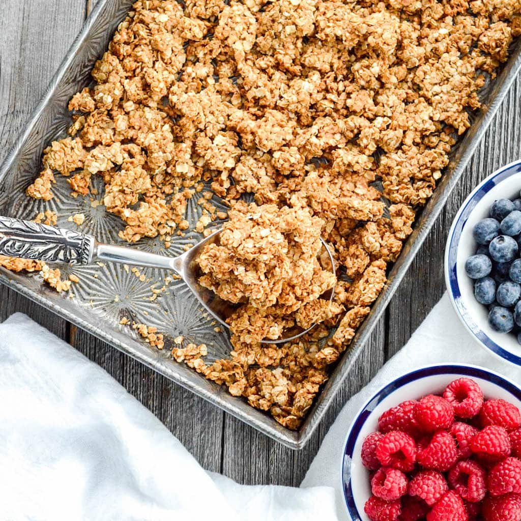 Healthy Granola Snacks
 Healthy Peanut Butter Granola JoyFoodSunshine