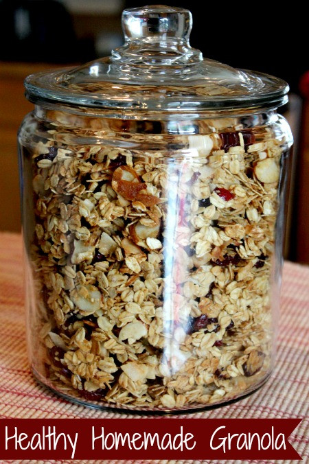 Healthy Granola Snacks
 Easy Healthy Homemade Granola Recipe