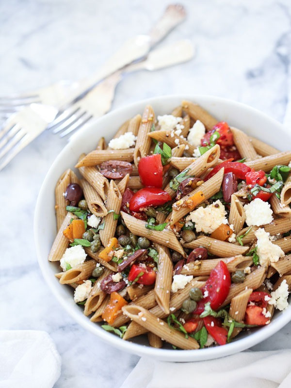 Healthy Greek Pasta Salad
 Recipes for Flat Abs Healthy Pasta Salad