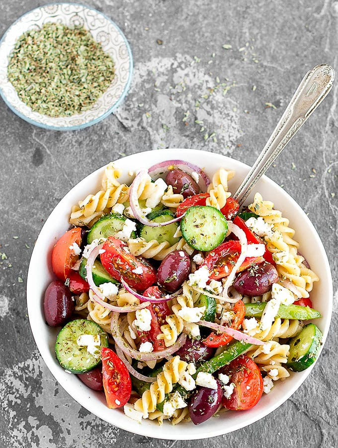 Healthy Greek Pasta Salad
 Easy Greek Pasta Salad As Easy As Apple Pie