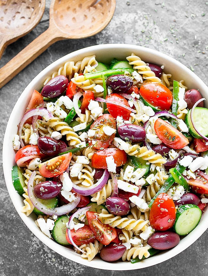 Healthy Greek Pasta Salad
 Easy Greek Pasta Salad As Easy As Apple Pie