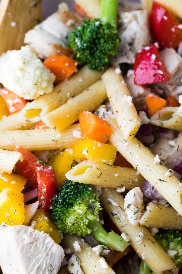 Healthy Greek Pasta Salad
 Healthy Greek Chicken Pasta Salad Recipe