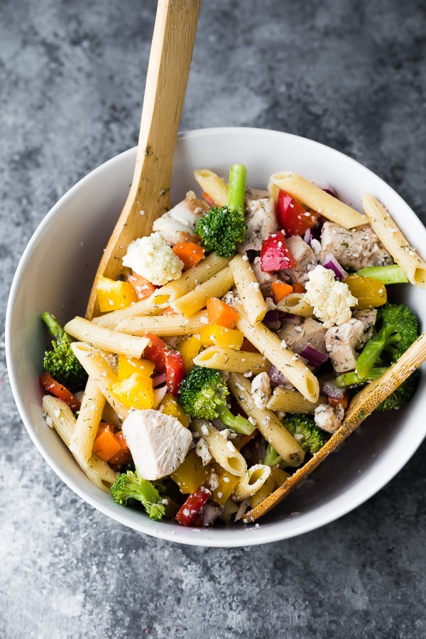 Healthy Greek Pasta Salad
 Healthy Greek Chicken Pasta Salad Recipe