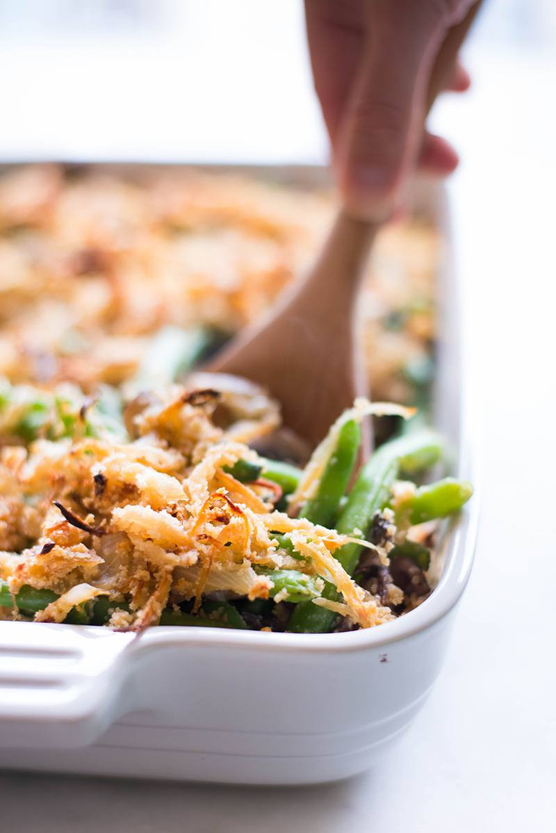 Healthy Green Bean Casserole
 Healthy Green Bean Casserole