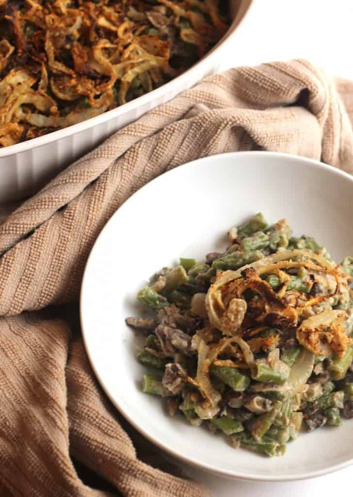 Healthy Green Bean Casserole
 Healthy Green Bean Casserole Vegan