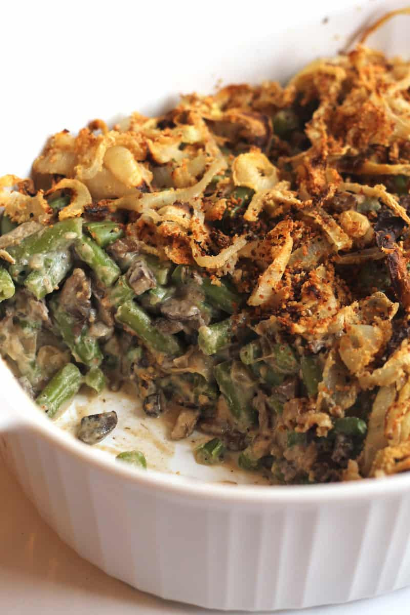 Healthy Green Bean Casserole
 Healthy Green Bean Casserole Vegan