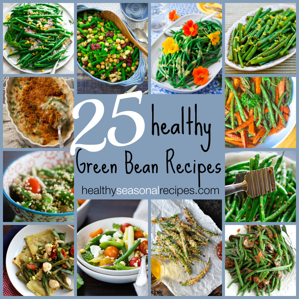Healthy Green Bean Recipes
 roasted green beans with almonds and thyme Healthy