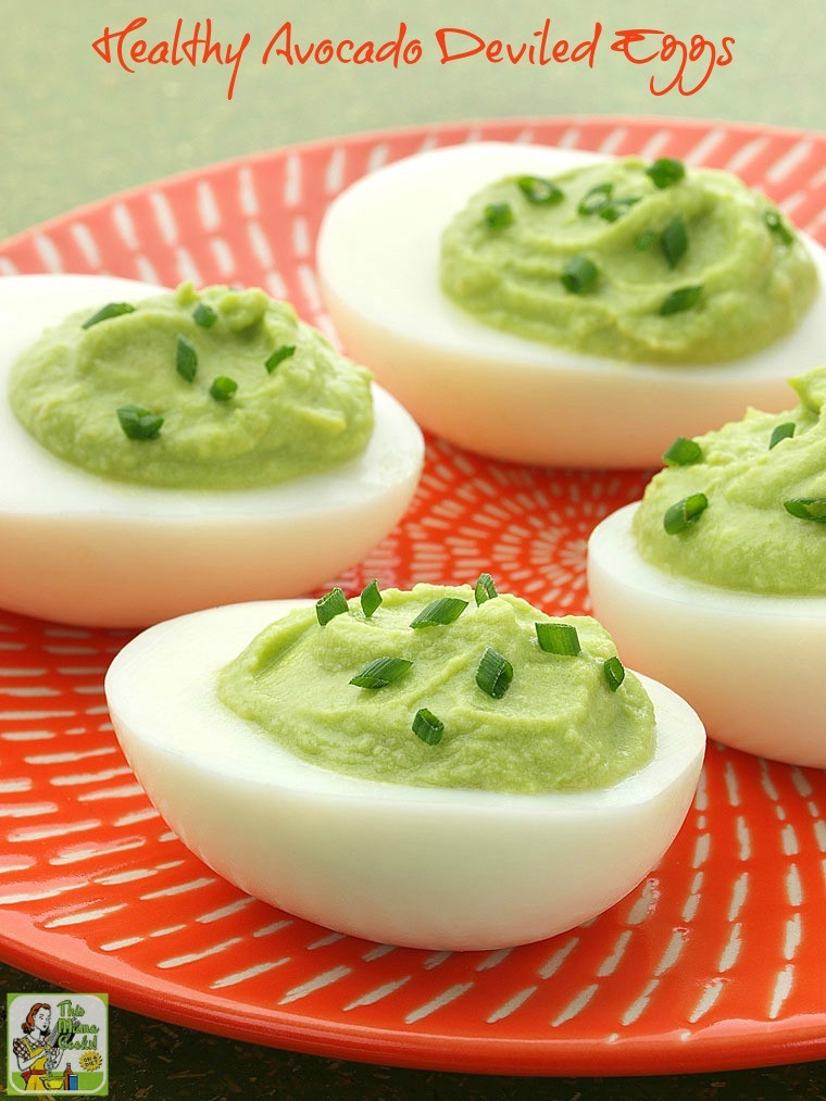 Healthy Green Snacks
 Healthy Avocado Deviled Eggs