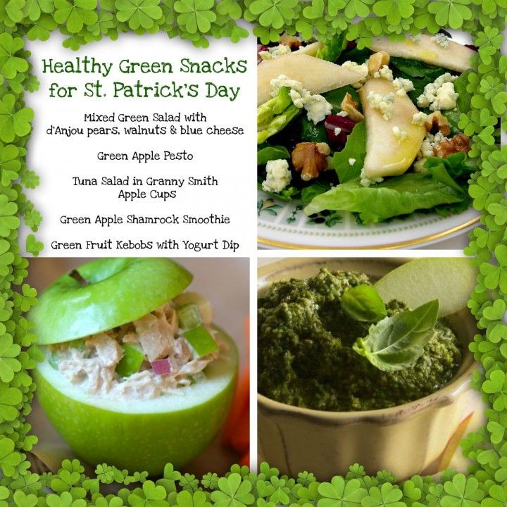 Healthy Green Snacks
 Pin by Amber Hoopes on St Patty s