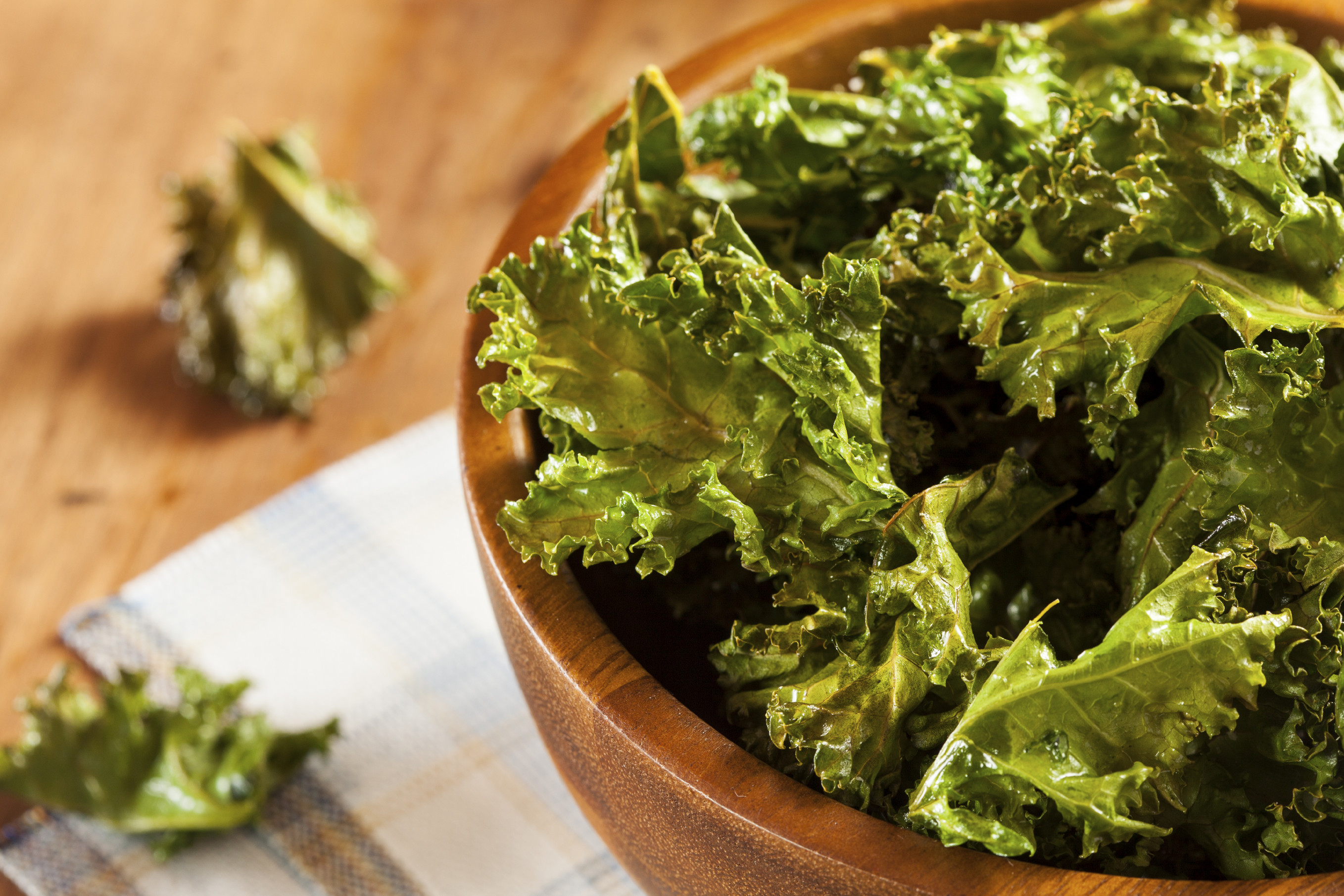 Healthy Green Snacks
 Kale Chips