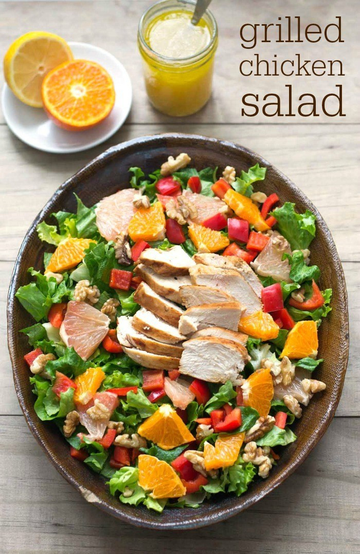 Healthy Grilled Chicken Salad Recipe
 Grilled Chicken Salad Recipe SundaySupper Real Food