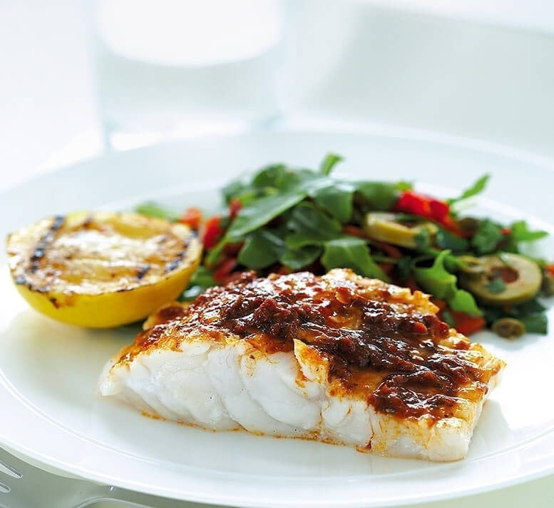 Healthy Grilled Fish Recipes
 Grilled fish and lemon with olive salad Healthy Food Guide