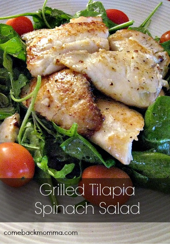 Healthy Grilled Fish Recipes
 Healthy Recipe Grilled Tilapia Spinach Salad
