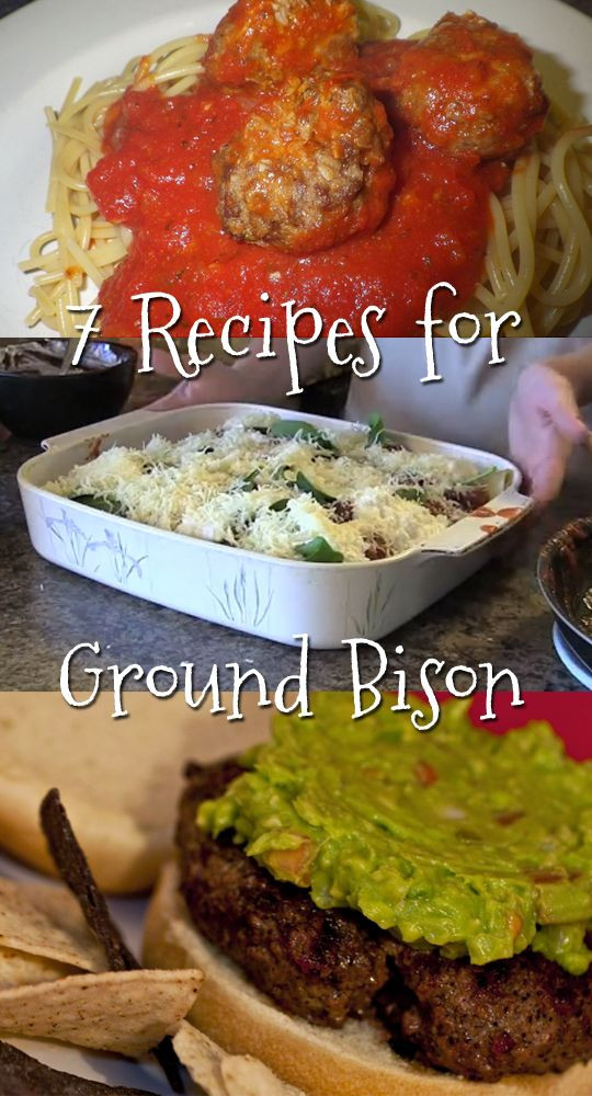 Healthy Ground Bison Recipes
 100 Ground Bison Recipes on Pinterest