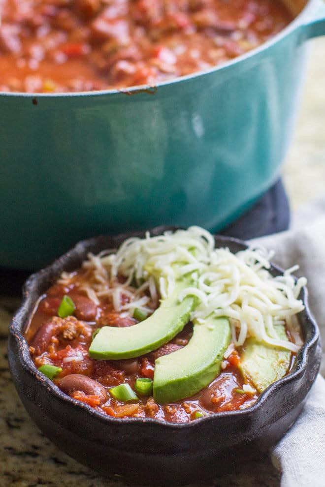 Healthy Ground Turkey Chili
 healthy ground turkey chili