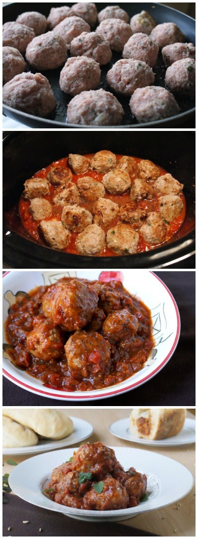 Healthy Ground Turkey Meatballs
 Crock Pot Herbed Turkey Meatballs