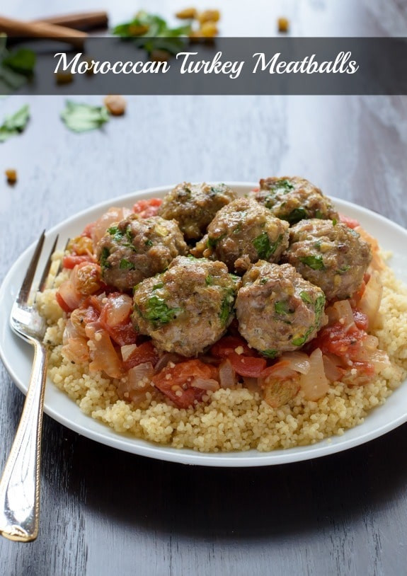 Healthy Ground Turkey Meatballs
 Moroccan Turkey Meatballs