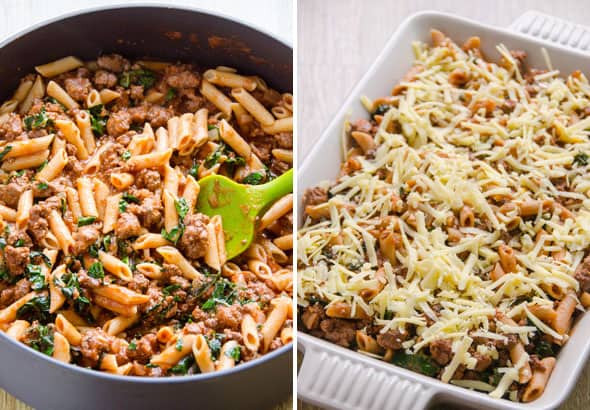 Healthy Ground Turkey Pasta Recipes
 Turkey Pasta Bake iFOODreal Healthy Family Recipes