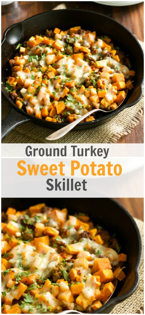 Healthy Ground Turkey Skillet Recipes
 Ground Turkey Sweet Potato Skillet Primavera Kitchen