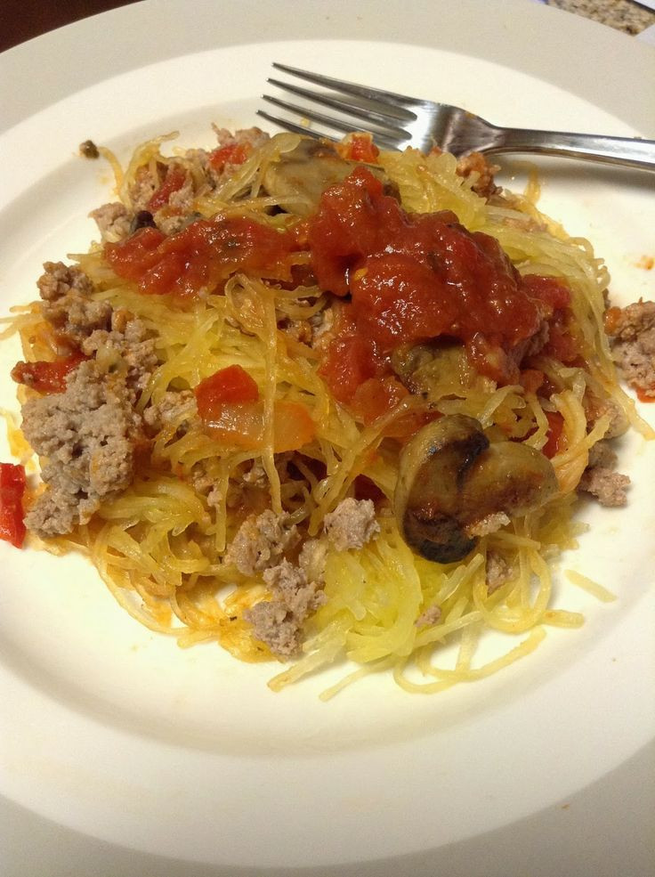 Healthy Ground Turkey Spaghetti Recipe
 24 Day Challenge Recipes Spaghetti Squash with Ground