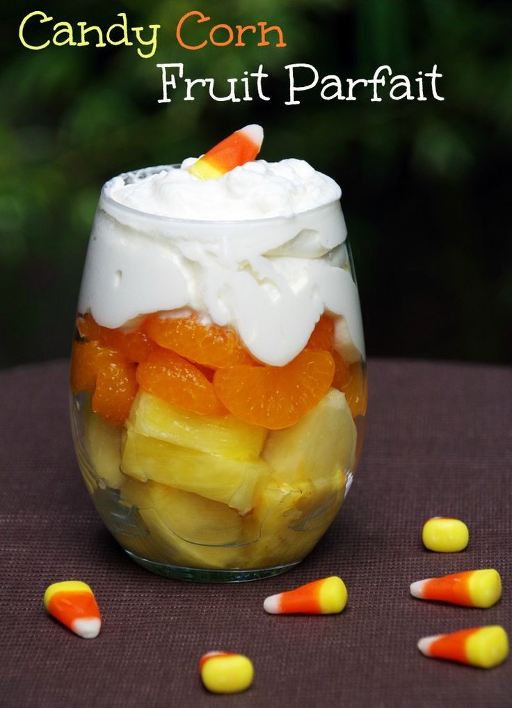 Healthy Halloween Desserts
 Candy Corn Fruit Parfait Makes a Healthy Halloween Dessert