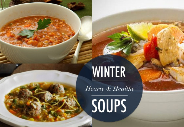 Healthy Hearty Soups
 Hearty & Healthy WINTER SOUPS you can cook up right now