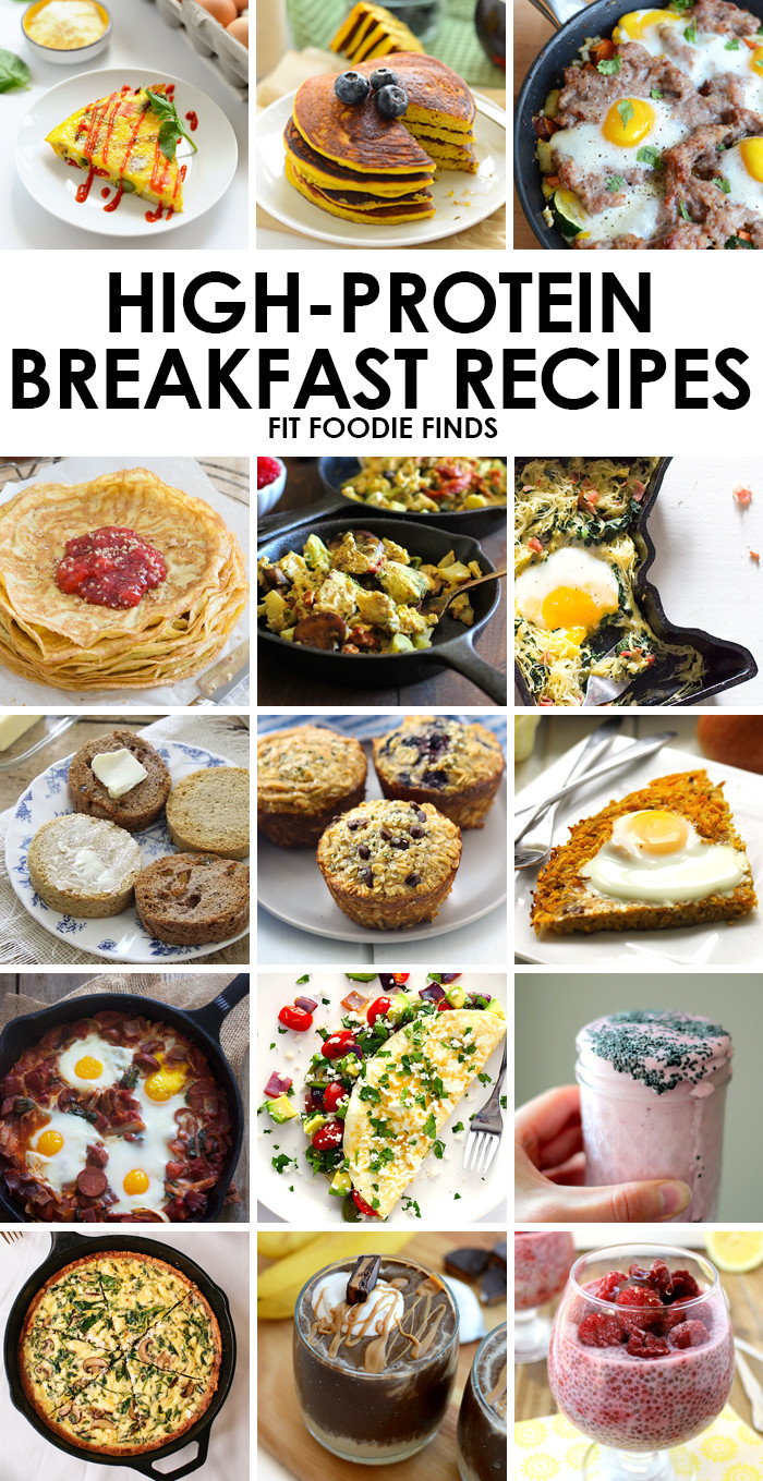 Healthy High Protein Breakfast Ideas Best 20 High Protein Breakfast Recipes Fit Foo Finds