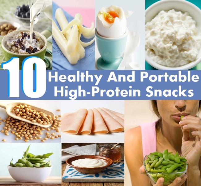 Healthy High Protein Snacks
 10 Healthy And Portable High Protein Snacks