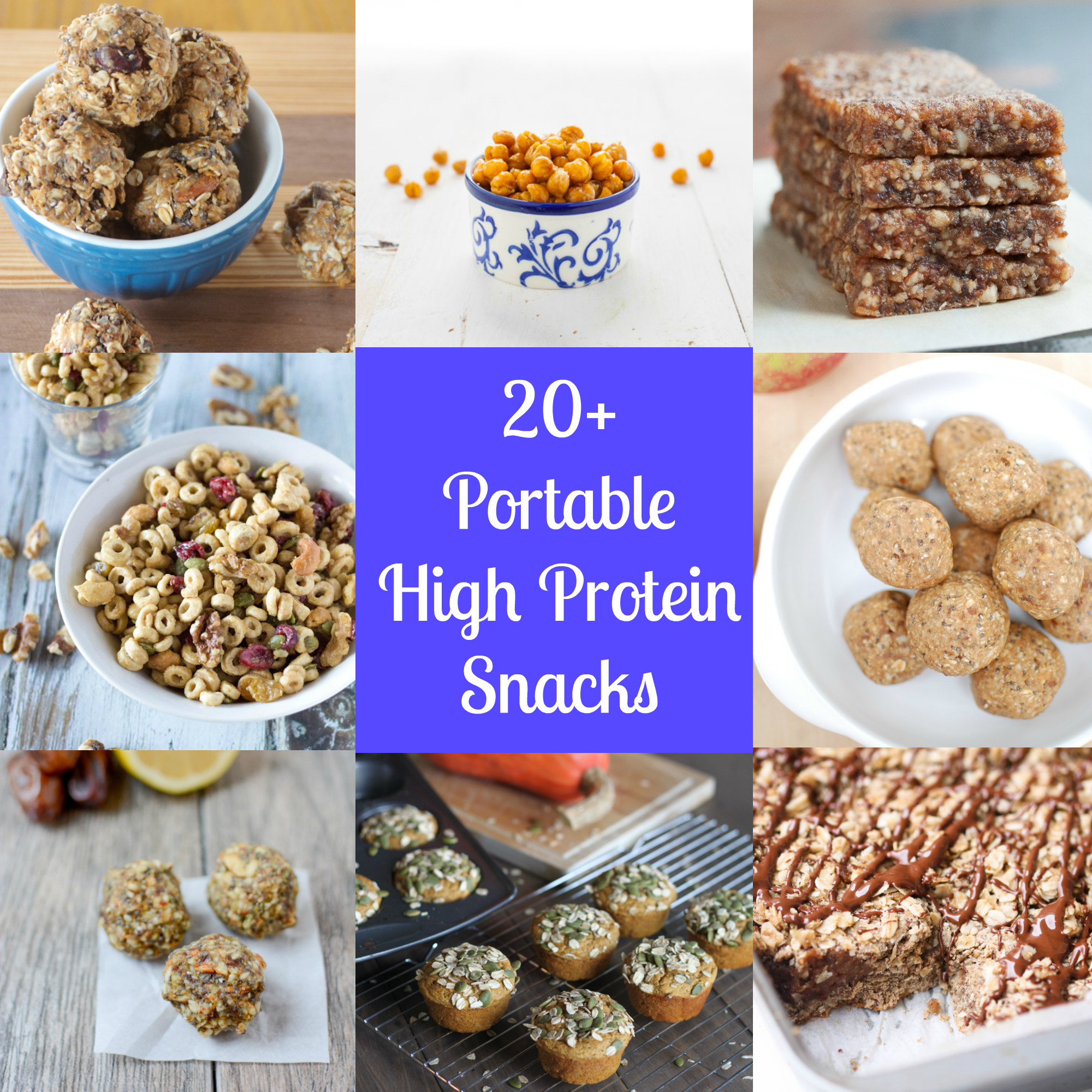 Healthy High Protein Snacks
 Portable High Protein Snacks