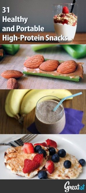 Healthy High Protein Snacks
 27 Portable Snacks That Have More Protein Than a Hard