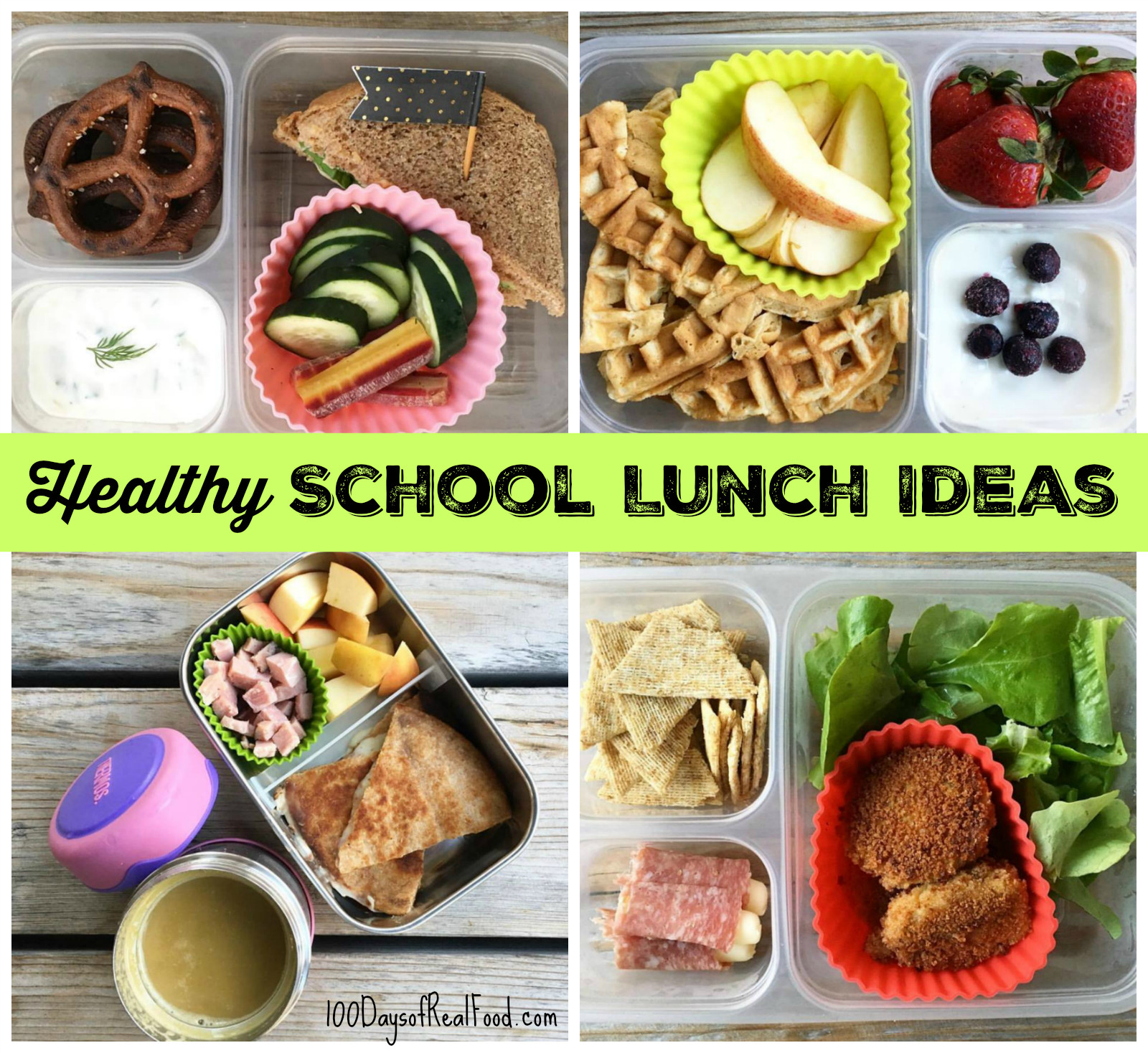 Healthy High School Lunches
 Healthy School Lunch Ideas Roundup 11 100 Days of