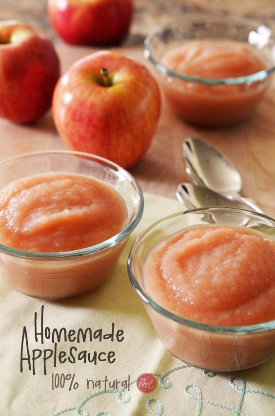 Healthy Homemade Applesauce
 Homemade applesauce Recipe