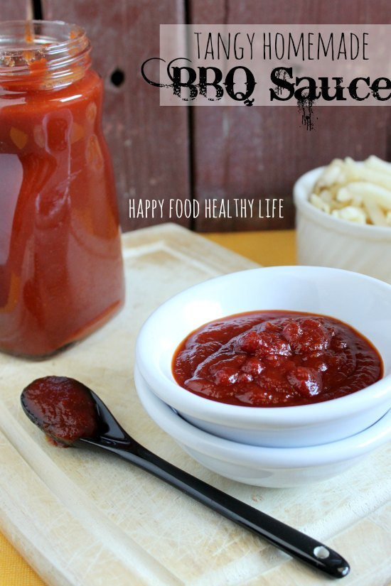 Healthy Homemade Bbq Sauce
 Tangy Homemade BBQ Sauce Happy Food Healthy Life