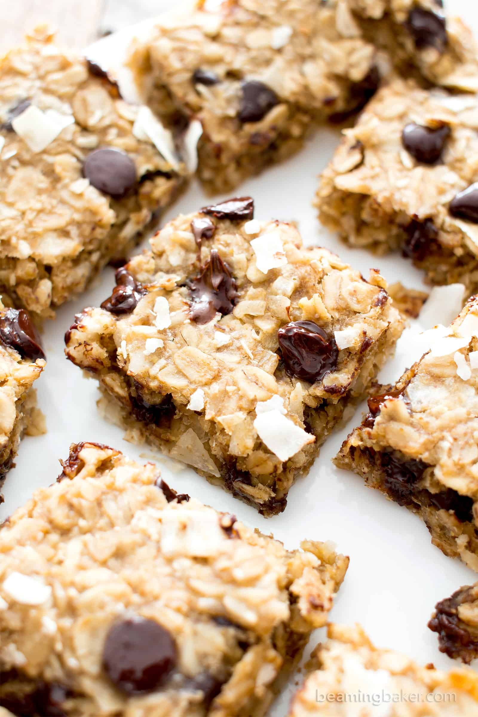 Healthy Homemade Breakfast Bars
 Easy Gluten Free Coconut Chocolate Chip Banana Breakfast