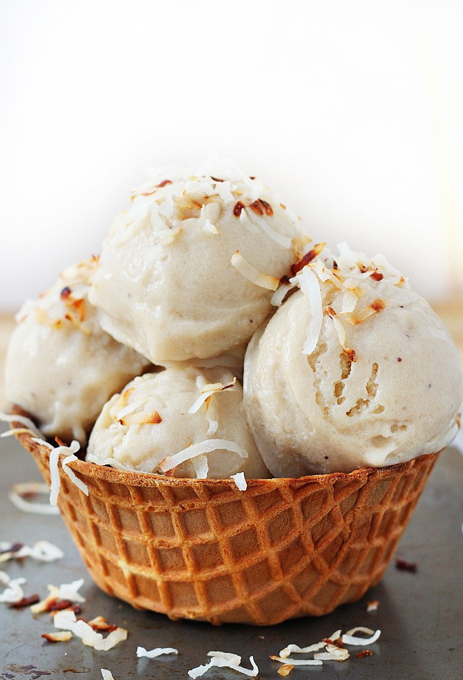 Healthy Homemade Desserts
 Banana Coconut Milk Ice Cream – Easy Healthy Homemade