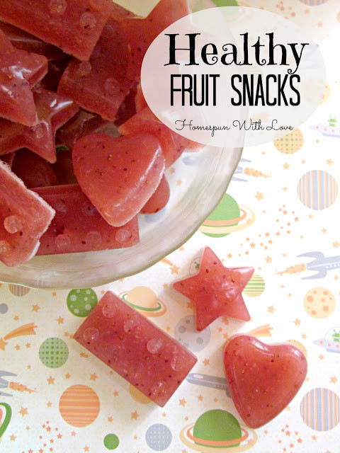 Healthy Homemade Fruit Snacks
 Homespun With Love Healthy Homemade Fruit Snacks