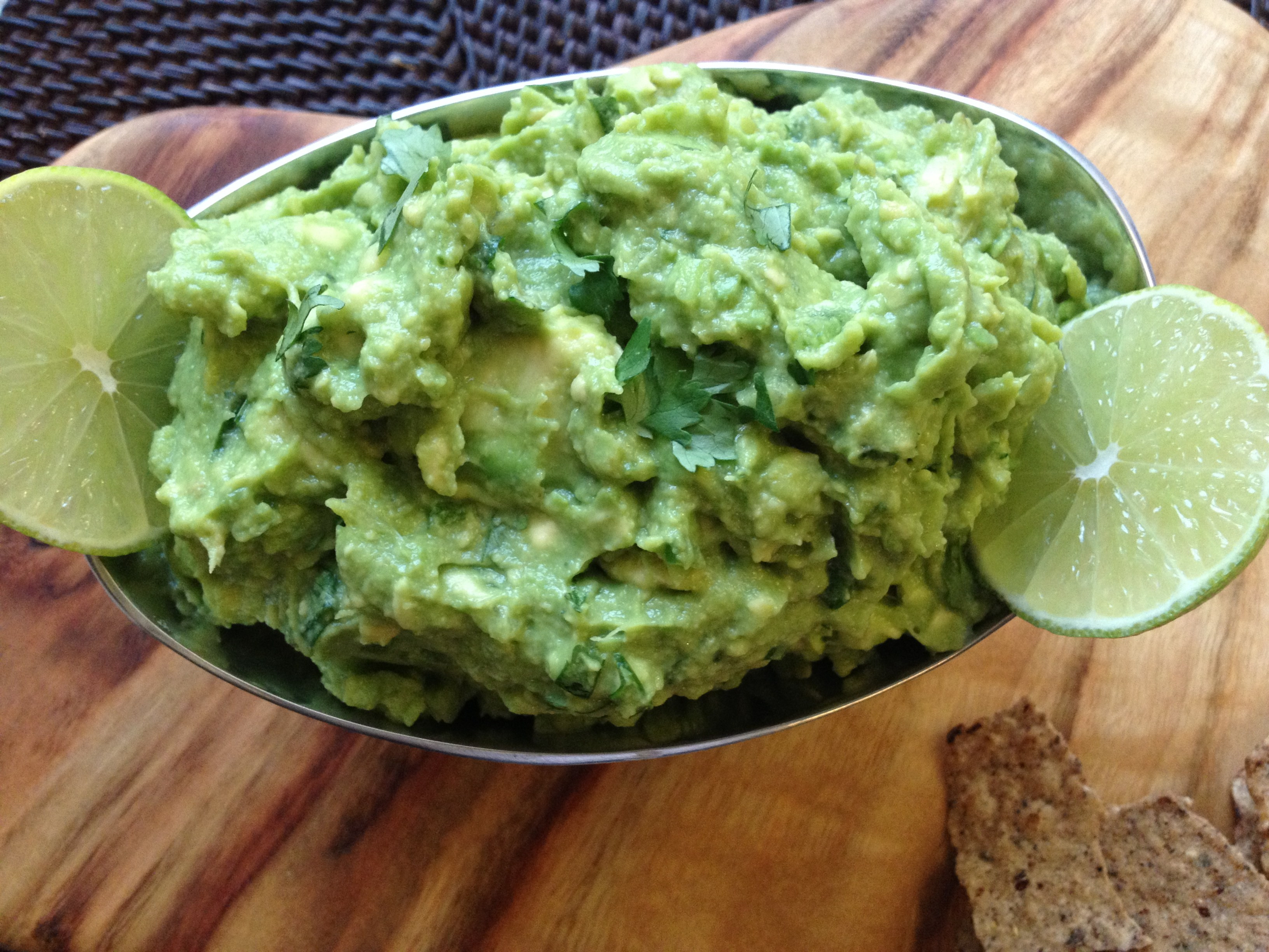 Healthy Homemade Guacamole
 Healthy Loaded Sweet Potato Nachos & Homemade Guacamole