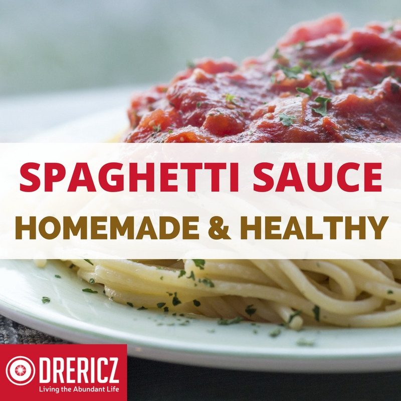 Healthy Homemade Pasta Sauce
 Perfect Homemade Spaghetti Sauce