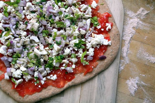 Healthy Homemade Pizza Dough
 Healthy Homemade Whole Wheat Pizza Dough