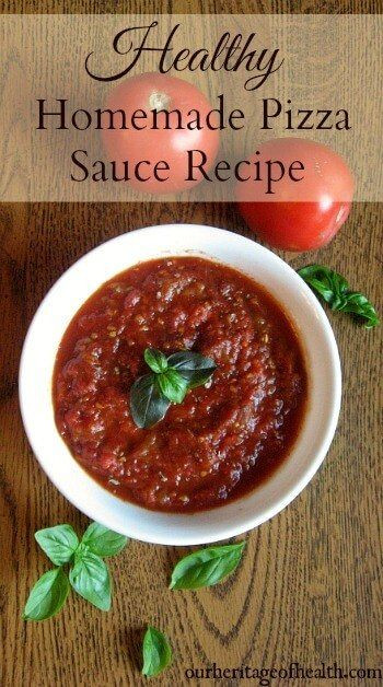 Healthy Homemade Pizza Sauce
 Healthy Homemade Pizza Sauce Recipe