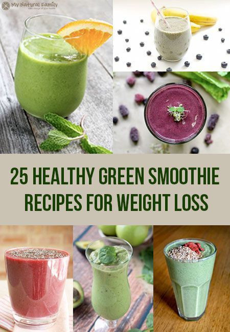 Healthy Homemade Smoothies For Weight Loss
 Best 25 Healthy Green Smoothie Recipes for Weight Loss